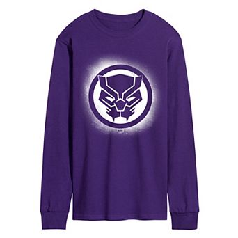 Men's Black Panther Long Sleeve Graphic Tee