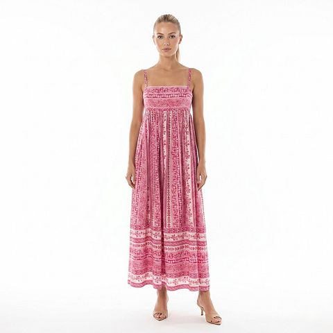 Женские платья Maison Women's Maison Tara Printed Babydoll Maxi Dress