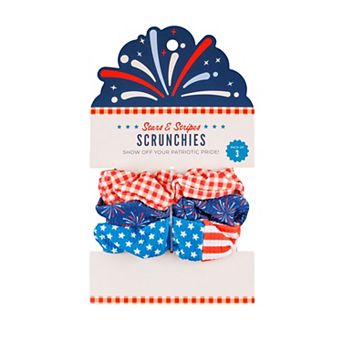 Stars & Stripes Scrunchies 3-Pack