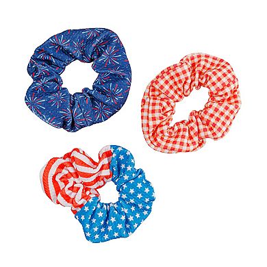 Stars & Stripes Scrunchies 3-Pack
