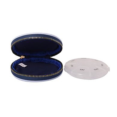 Jacmel Disney Stitch & Angel Round Vitamin Case