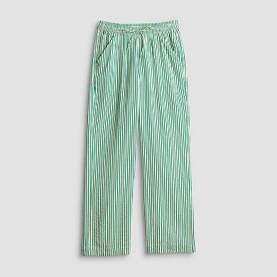 Juniors' SO® Mid-Rise Drapey Seersucker Pants