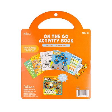Pulsar Road Rumble 24-Page On The Go Activity Book With Stickers
