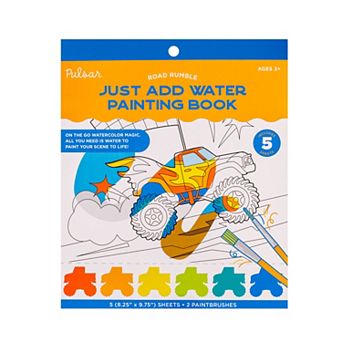 Pulsar Products Just Add Water Painting Book