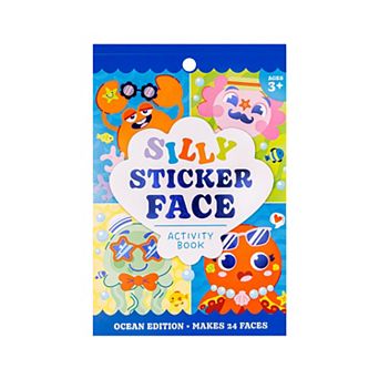 Pulsar Product Ocean Edition Silly Sticker Face Activity Book