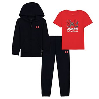 Boys 4-7 Under Armour 3 pc Hoodie, Tee & Pants Set