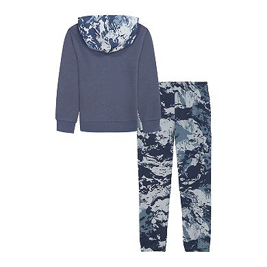 Boys 4-7 Under Armour UA Rival AOP Hoodie & Jogger Set
