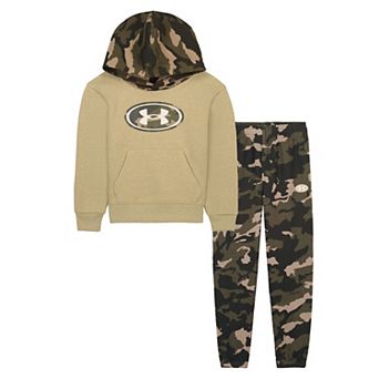 Boys 4-7 Under Armour UA Rival AOP Hoodie & Jogger Set
