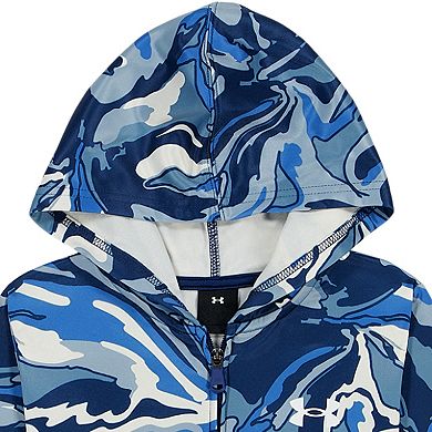 Boys 4-7 Under Armour Blue Marble Hoodie & Pants Set