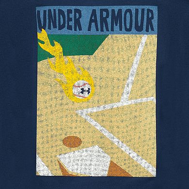 Boys 4-7 Under Armour Fastball Long Sleeve Graphic Tee