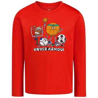 Boys 4-7 Under Armour Sport Characters Long Sleeve Tee