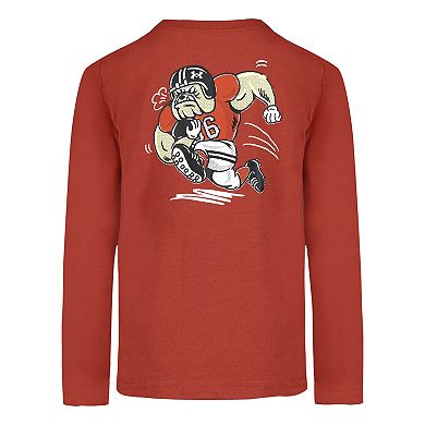 Boys 4-7 Under Armour Bulldog Long Sleeve Graphic Tee