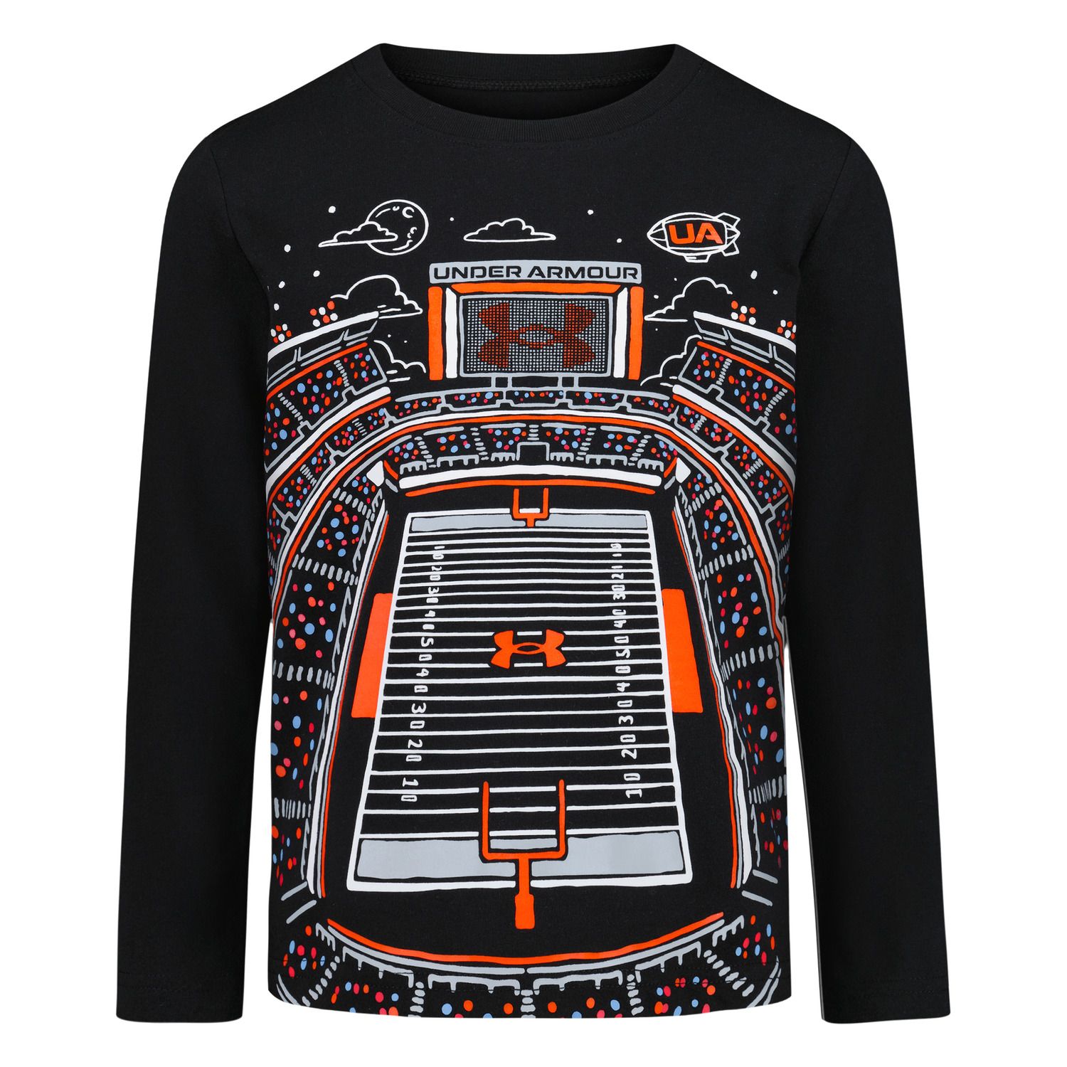Футболка Under Armour Stadium Long Sleeve Graphic Tee для мальчиков