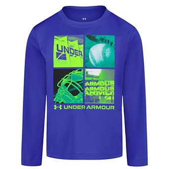 Boys 4-7 Under Armour Baseball Long Sleeve Graphic Tee