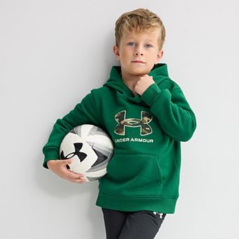 Boys 4-7 Under Armour Chenille Logo Hooded Sweatshirt