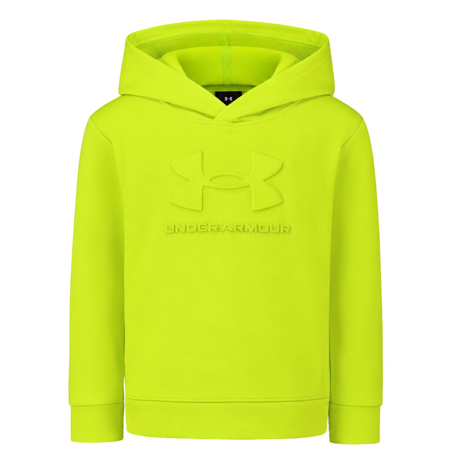 Худи Under Armour Logo Emboss для мальчиков, цвет: Зелёный