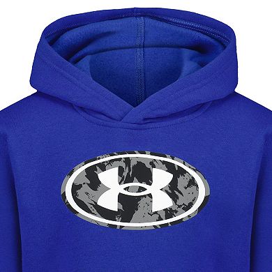 Boys 4-7 Under Armour Rival Print Fill Hoodie
