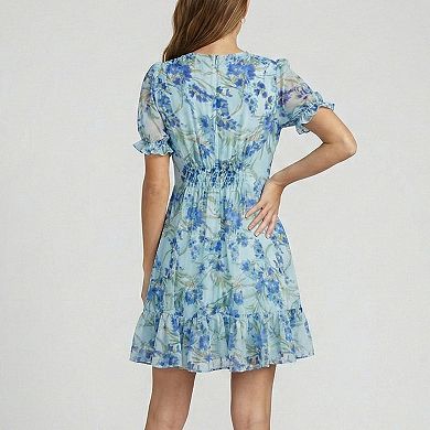 Women's Taylor Floral A-Line Mini Dress