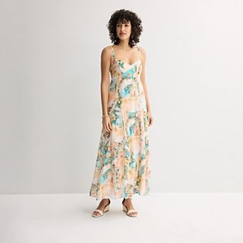 Women's Taylor Tiered Watercolor Dress