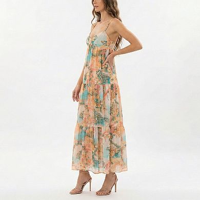 Women's Taylor Tiered Watercolor Dress