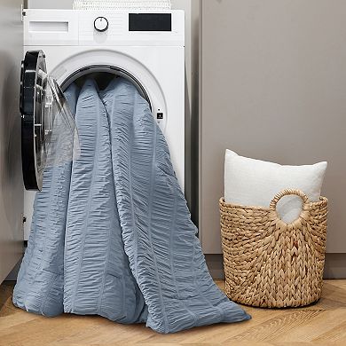 510 Design Taran Ruched Textured Comforter Set with Shams