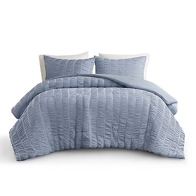 510 Design Taran Ruched Textured Comforter Set with Shams