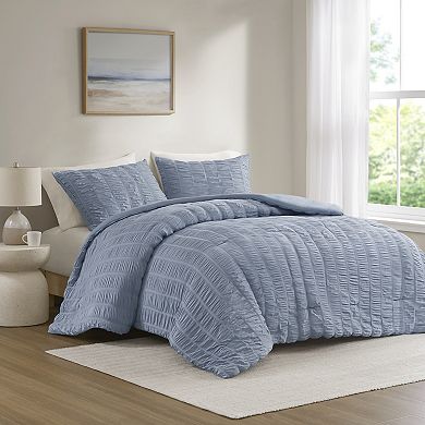 510 Design Taran Ruched Textured Comforter Set with Shams