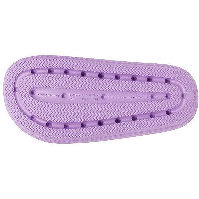 Elli by Capelli Kids Double Band Slide Sandals with Shaker Butterfly Patches