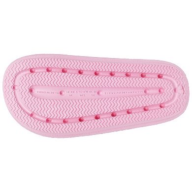 Elli by Capelli Kids Double Band Slide Sandals with Flower Patches