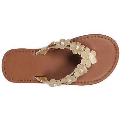 Elli by Capelli Kids 3D Flower Detail Flip-Flops