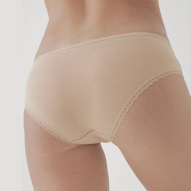 Lace Cheeky Hipster 3-Pack Made with Organic Cotton