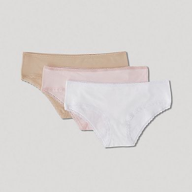 Lace Cheeky Hipster 3-Pack Made with Organic Cotton