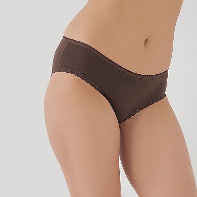 Lace Cheeky Hipster 3-Pack Made with Organic Cotton