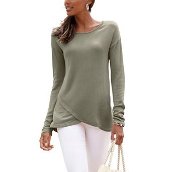 Lascana Women's Soft Knit Wrap Sweater
