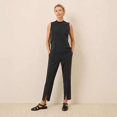 Airplane Mock Neck Shell Made With Organic Cotton