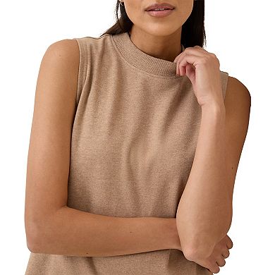 Airplane Mock Neck Shell Made With Organic Cotton