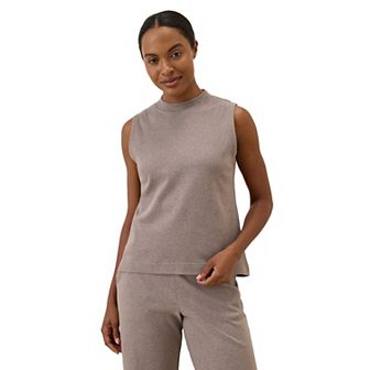 Airplane Mock Neck Shell Made With Organic Cotton