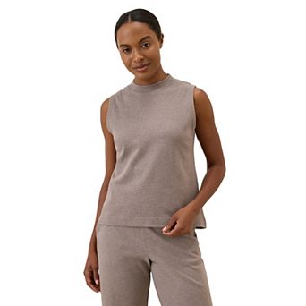 Airplane Mock Neck Shell Made With Organic Cotton