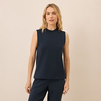 Airplane Mock Neck Shell Made With Organic Cotton