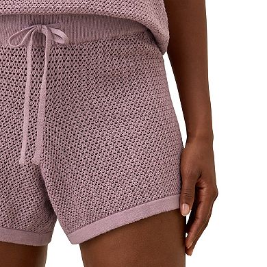 Beachside Linen Crochet Short Made with Organic Cotton