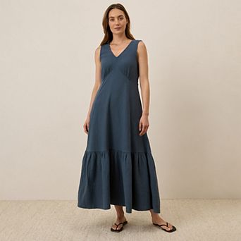 Coastal Double Gauze Beach To Brunch Dress Made With Organic Cotton