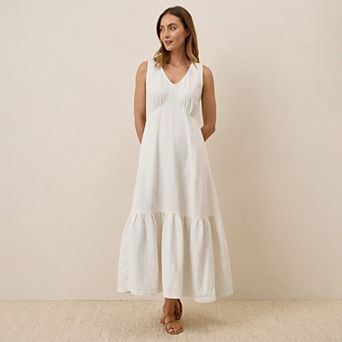 Coastal Double Gauze Beach To Brunch Dress Made With Organic Cotton