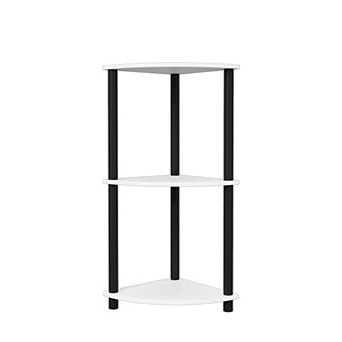 3 tier Wood Household Shelving Unit(15.67 in W x 29.72 in H x 15.67 in D)