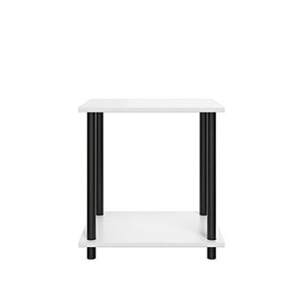 2 tier Wood Household Shelving Unit(14.96 in W x 15.87 in H x 11.02 in D)