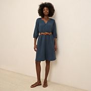 Fit & Flare Signature Scoop Dress Made With Organic Cotton