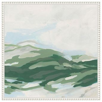 Emerald Foothills II by June Erica Vess Framed Canvas Wall Art Print