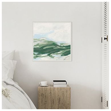 Emerald Foothills II by June Erica Vess Framed Canvas Wall Art Print