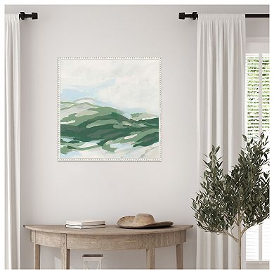 Emerald Foothills II by June Erica Vess Framed Canvas Wall Art Print