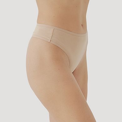 Everyday High Rise Thong 6-Pack Made with Organic Cotton