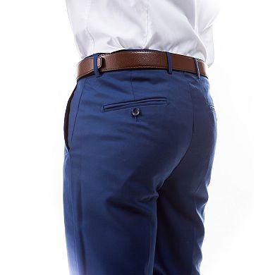 Azzuro Men's 3-Pack of Blue Dress Pants